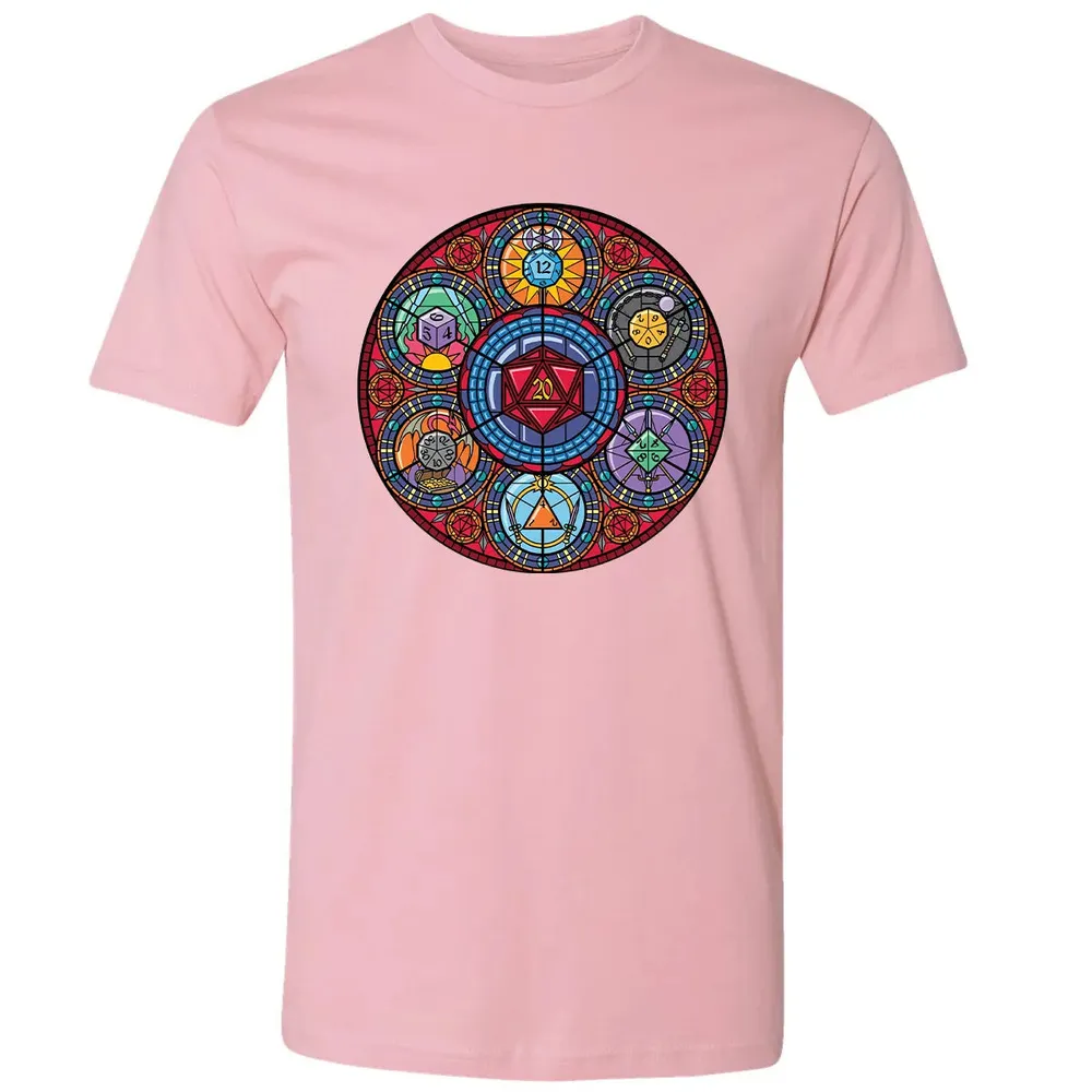 Dices Stained Glass Premium Unisex T-shirt - 3