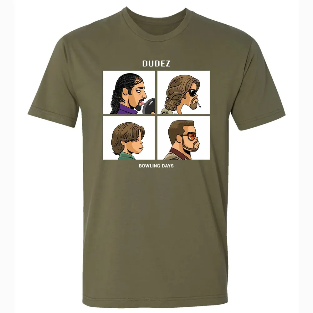Dudez Bowling Days Premium Unisex T-shirt - 5