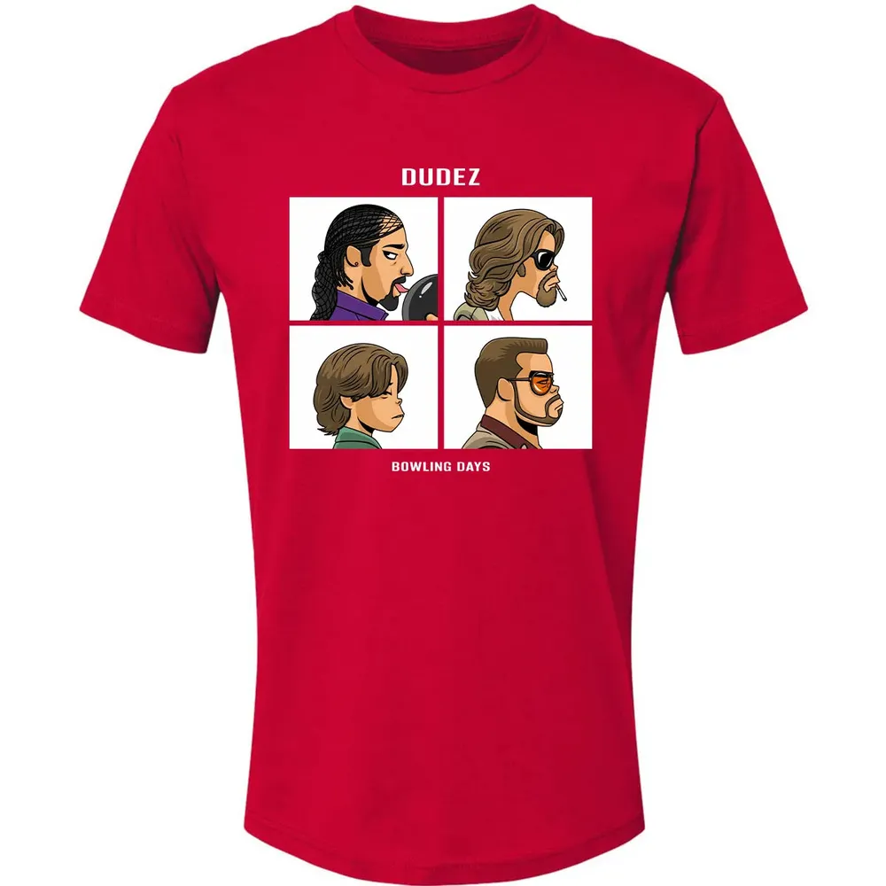 Dudez Bowling Days Premium Unisex T-shirt - 6