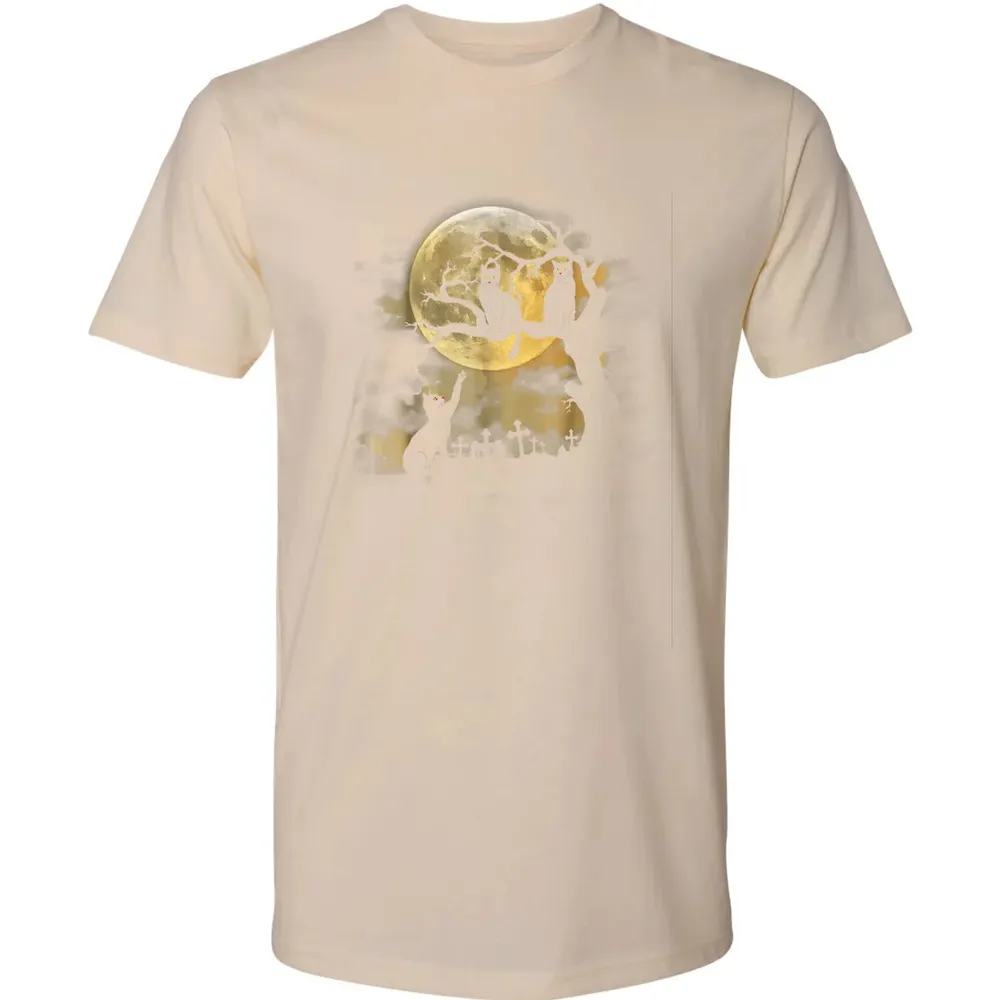 Full Moon Wiccan    Black Cat Pagan Gifts Premium Unisex T-shirt - 13
