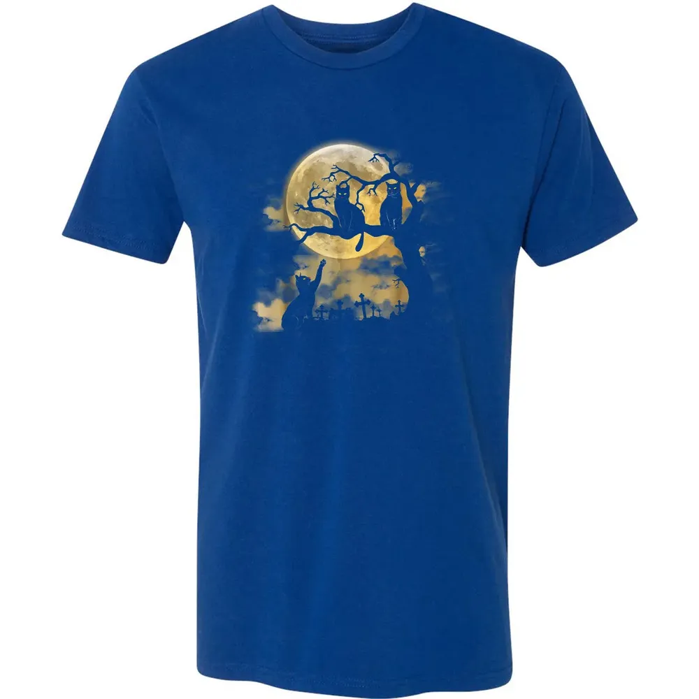 Full Moon Wiccan    Black Cat Pagan Gifts Premium Unisex T-shirt - 10