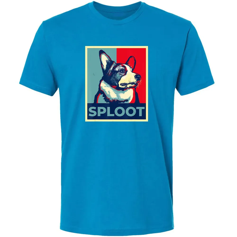 Funny Corgi Meme Election 2020 Obama Hope Campaign Poster Premium Unisex T-shirt - 15
