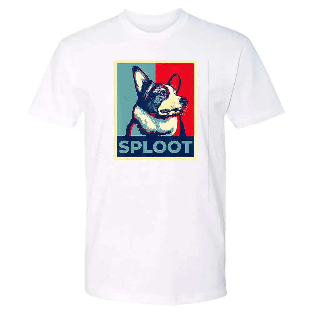 Funny Corgi Meme Election 2020 Obama Hope Campaign Poster Premium Unisex T-shirt - 4