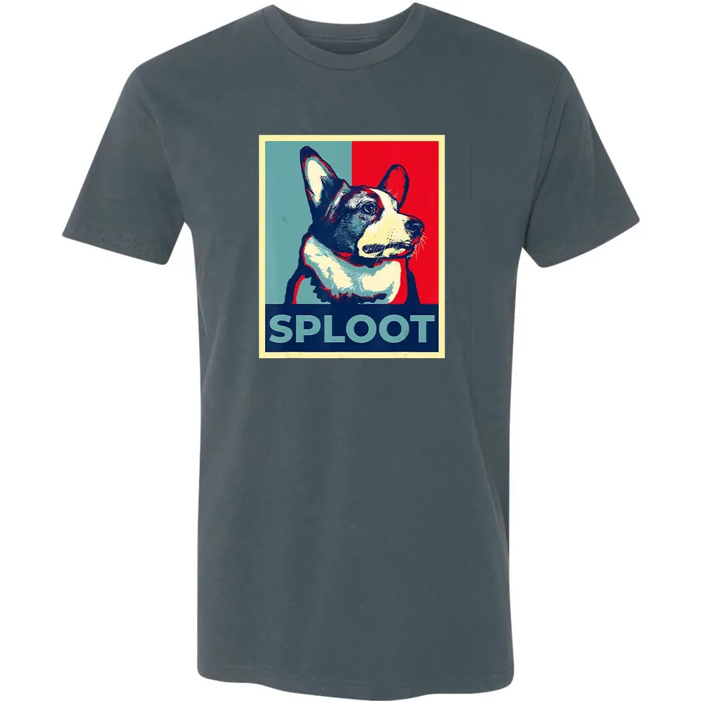 Funny Corgi Meme Election 2020 Obama Hope Campaign Poster Premium Unisex T-shirt - 14