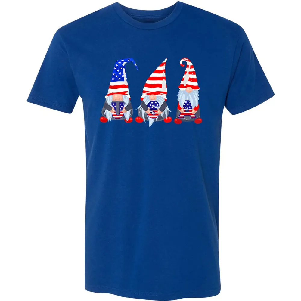 4th Of July 2020 Gnomes  Funny American USA Patriotic Premium Unisex T-shirt - 10