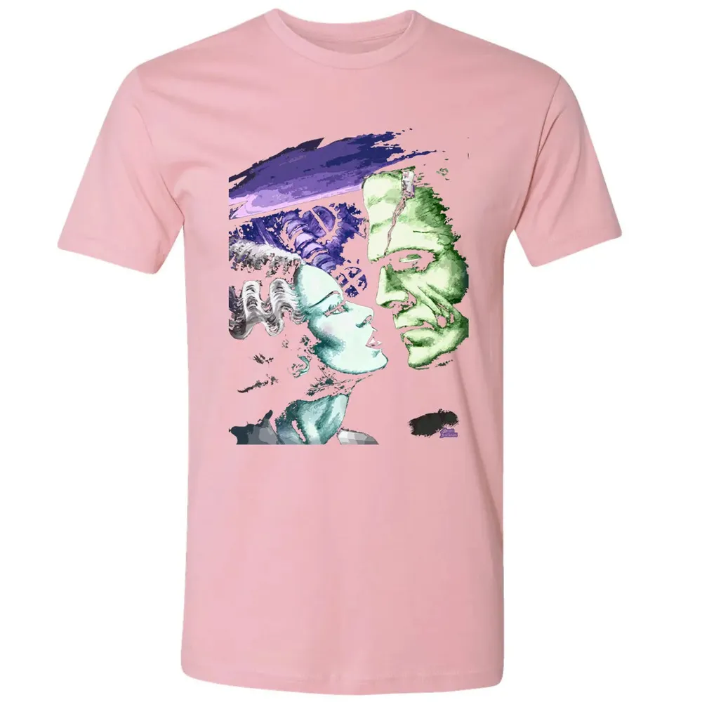 Bride & Frankie Monsters in Love Premium Unisex T-shirt - 3