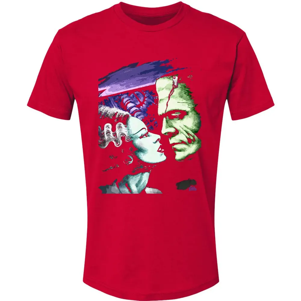 Bride & Frankie Monsters in Love Premium Unisex T-shirt - 6