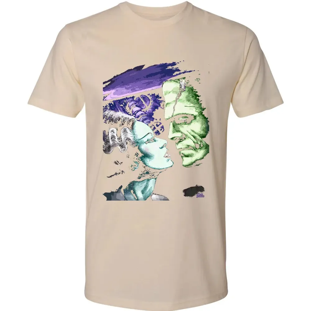 Bride & Frankie Monsters in Love Premium Unisex T-shirt - 13