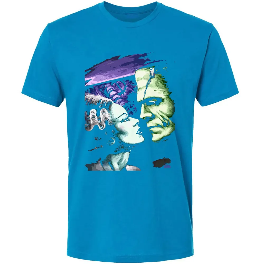 Bride & Frankie Monsters in Love Premium Unisex T-shirt - 15
