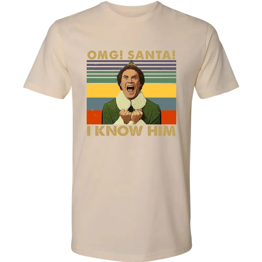 OMG Santa I Know Him Premium Unisex T-shirt - 13