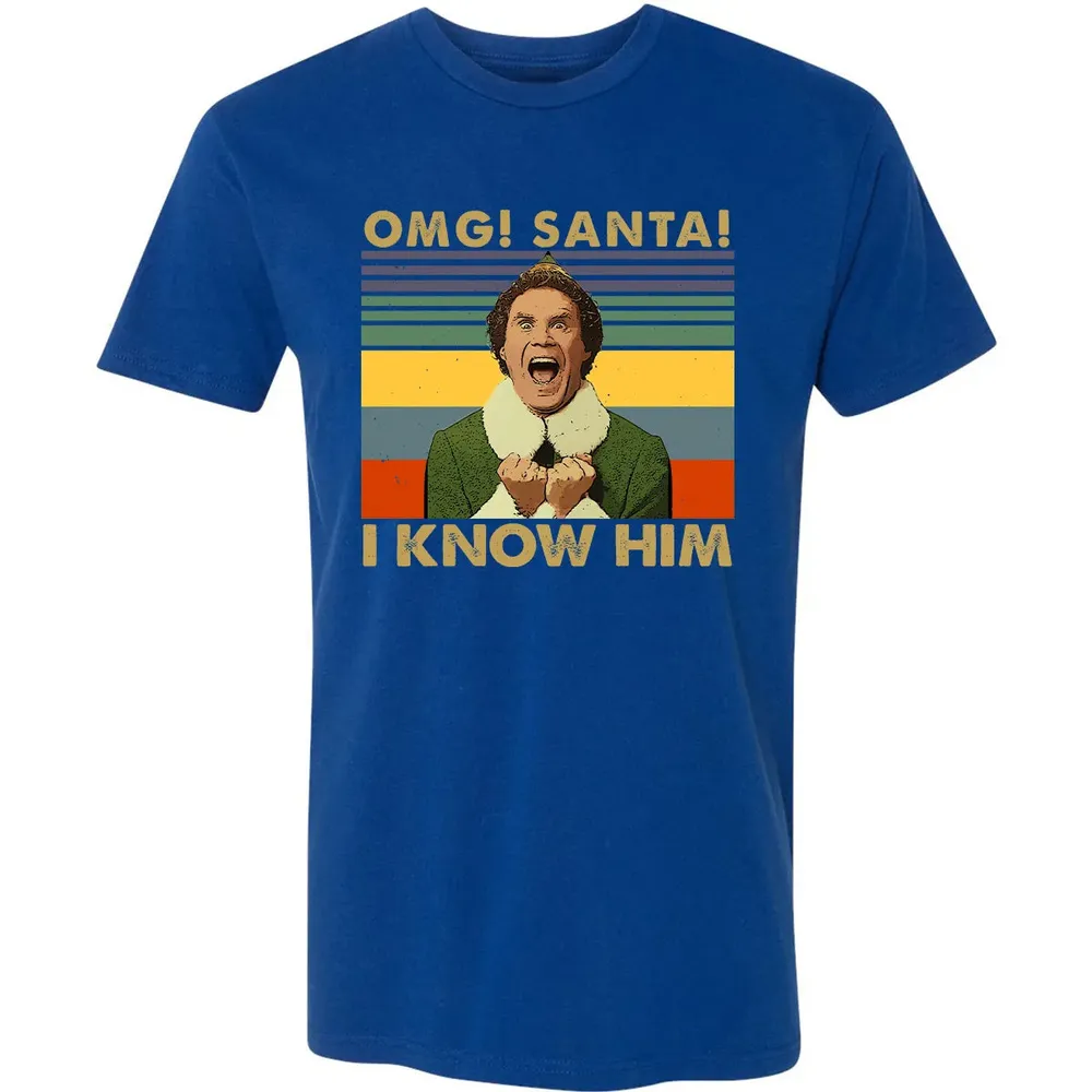 OMG Santa I Know Him Premium Unisex T-shirt - 10