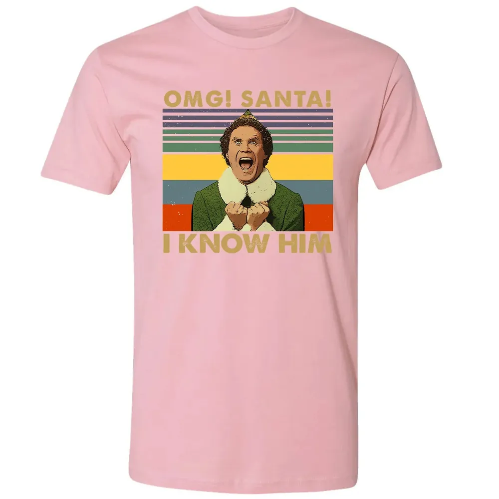 OMG Santa I Know Him Premium Unisex T-shirt - 3
