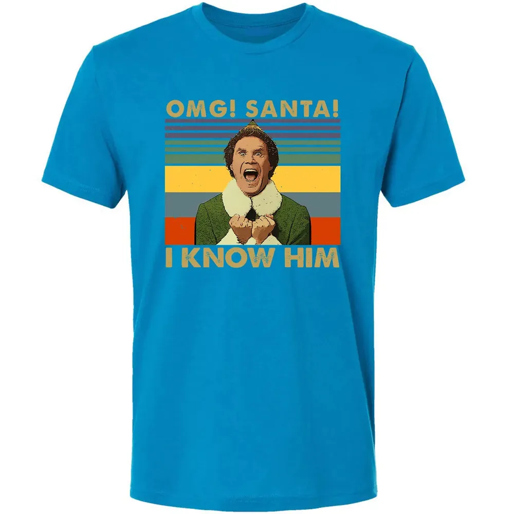 OMG Santa I Know Him Premium Unisex T-shirt - 15