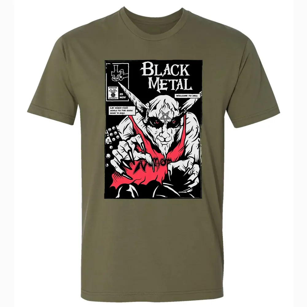 Black Metal Premium Unisex T-shirt - 5