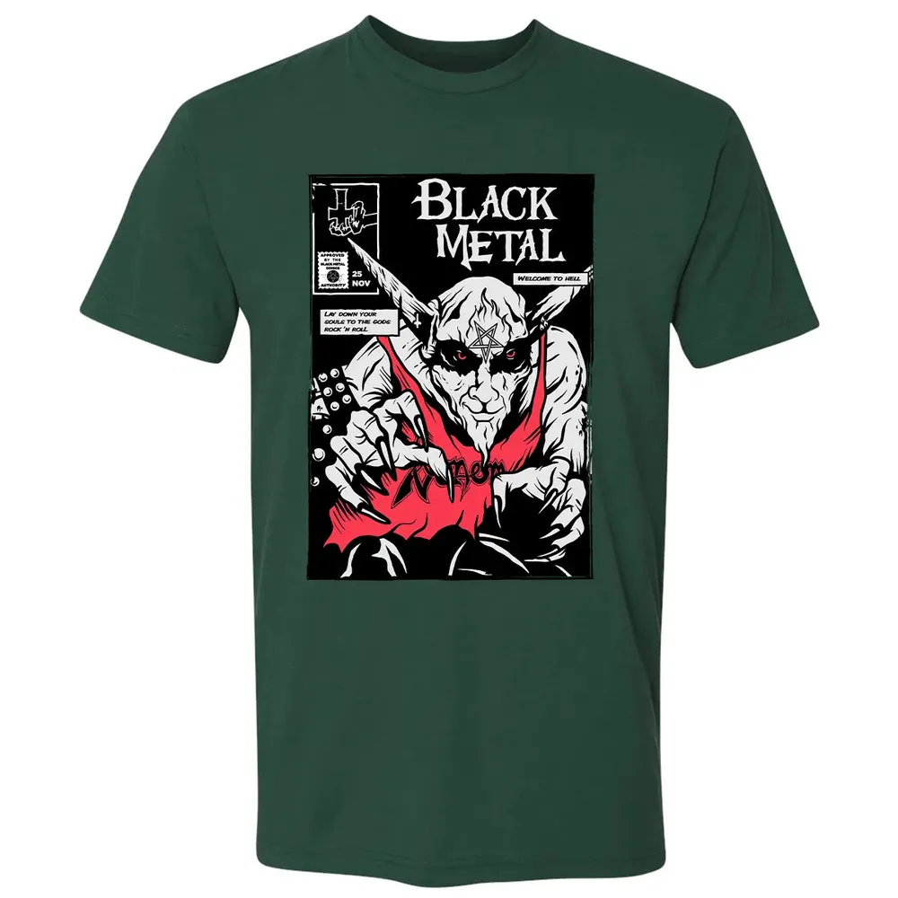 Black Metal Premium Unisex T-shirt - 12