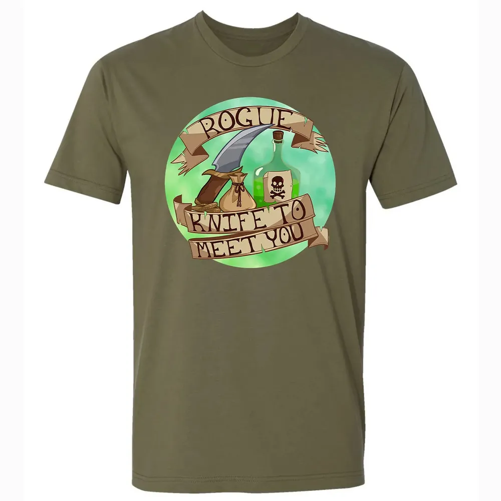 Rogue   Knife To Meet You Premium Unisex T-shirt - 5