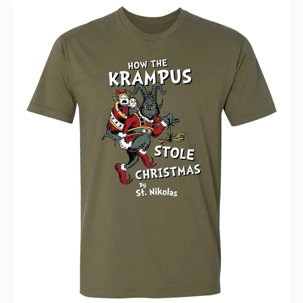 How the Krampus Stole Christmas Premium Unisex T-shirt - 5