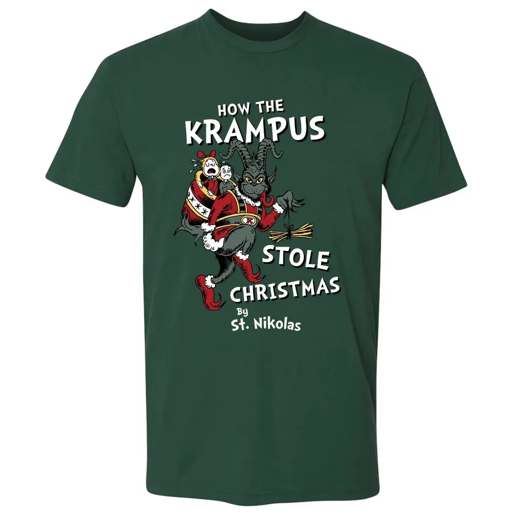 How the Krampus Stole Christmas Premium Unisex T-shirt - 12