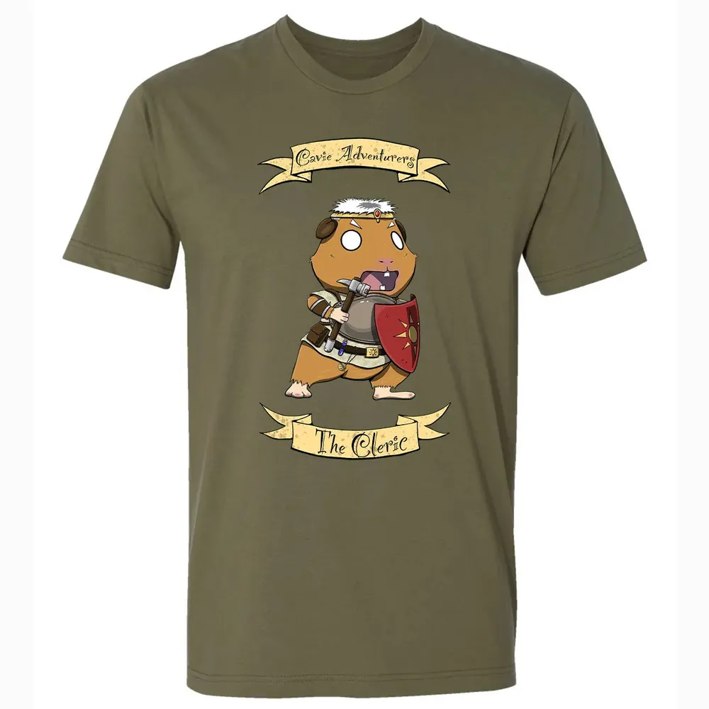 Cavie Adventurers - The Cleric Premium Unisex T-shirt - 5
