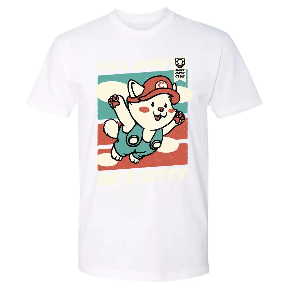 Super 80's Kitty Premium Unisex T-shirt - 4