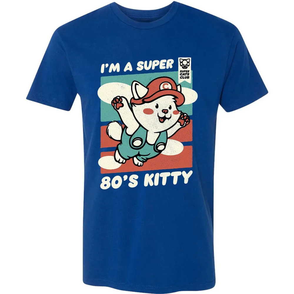 Super 80's Kitty Premium Unisex T-shirt - 10