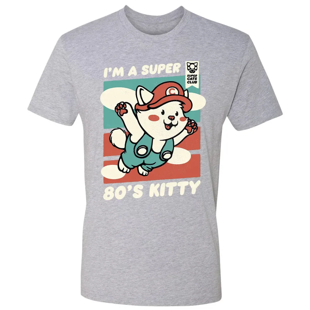 Super 80's Kitty Premium Unisex T-shirt - 9