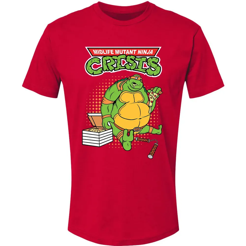 Midlife Mutant Ninja Crisis Premium Unisex T-shirt - 6