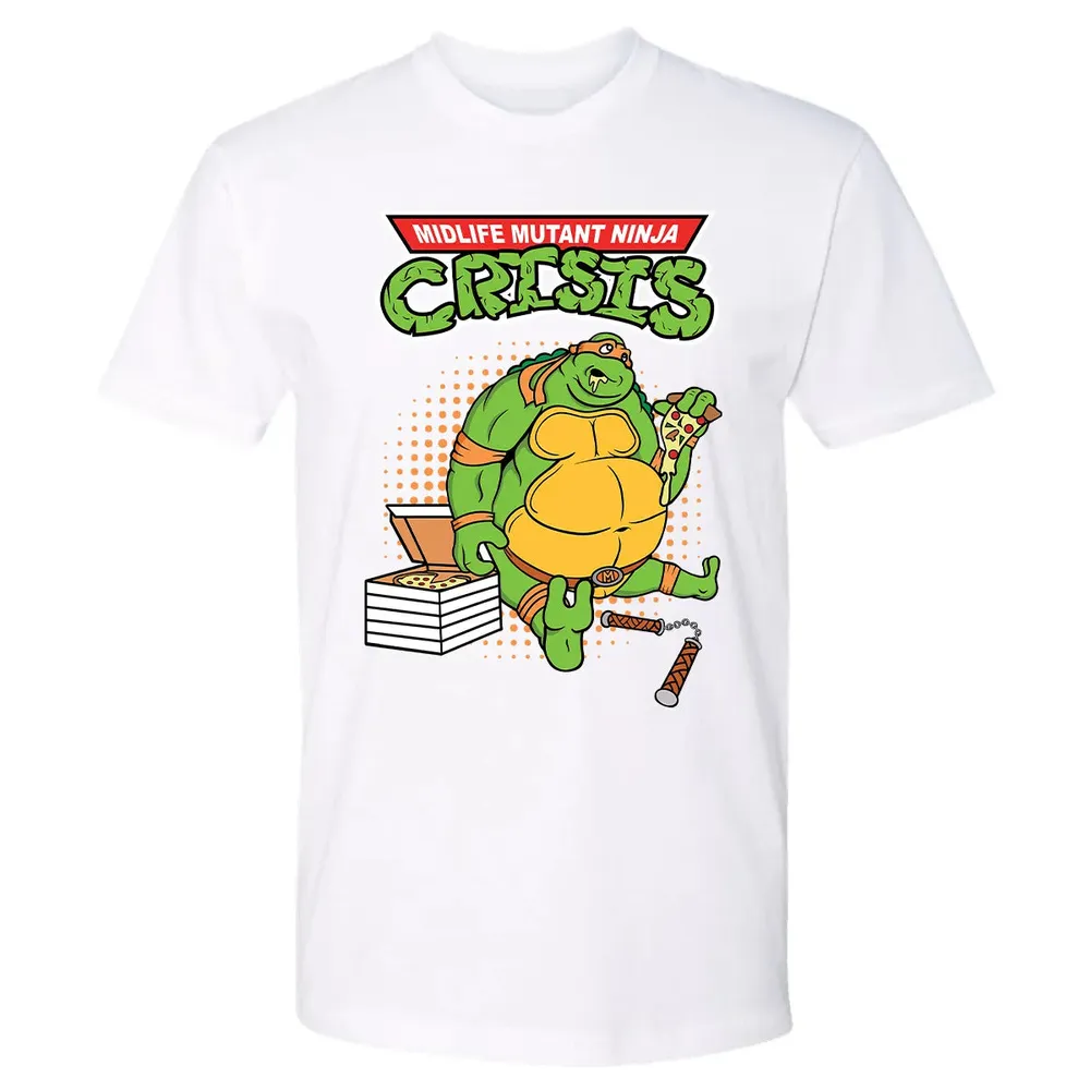 Midlife Mutant Ninja Crisis Premium Unisex T-shirt - 4