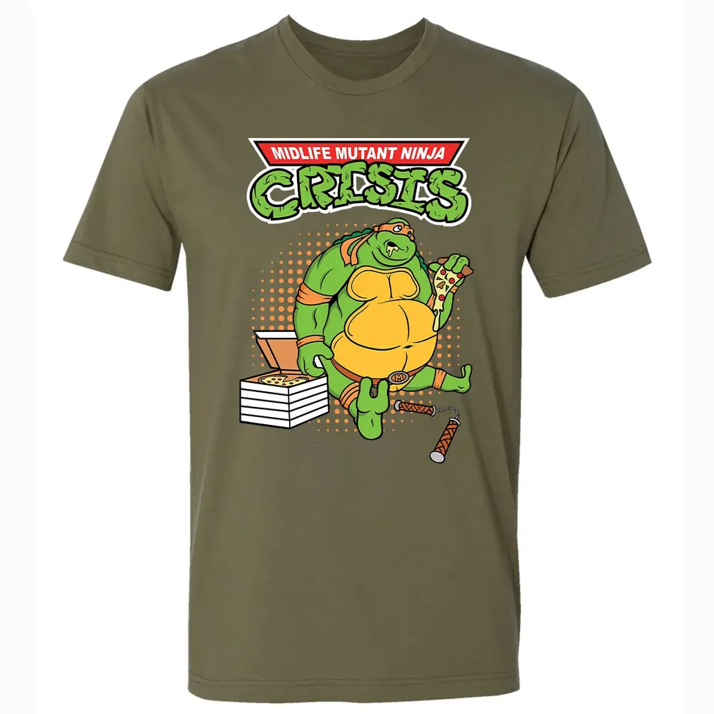 Midlife Mutant Ninja Crisis Premium Unisex T-shirt - 5