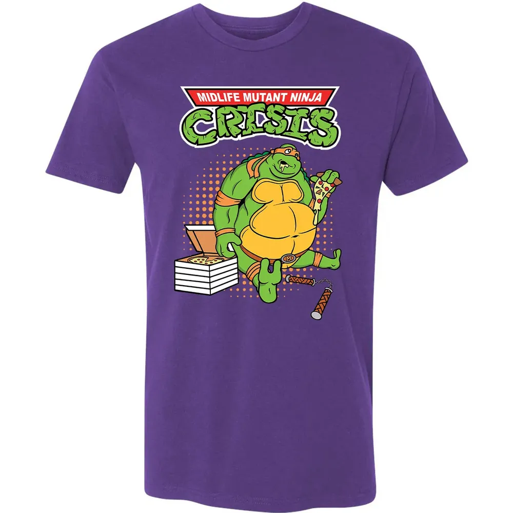 Midlife Mutant Ninja Crisis Premium Unisex T-shirt - 7