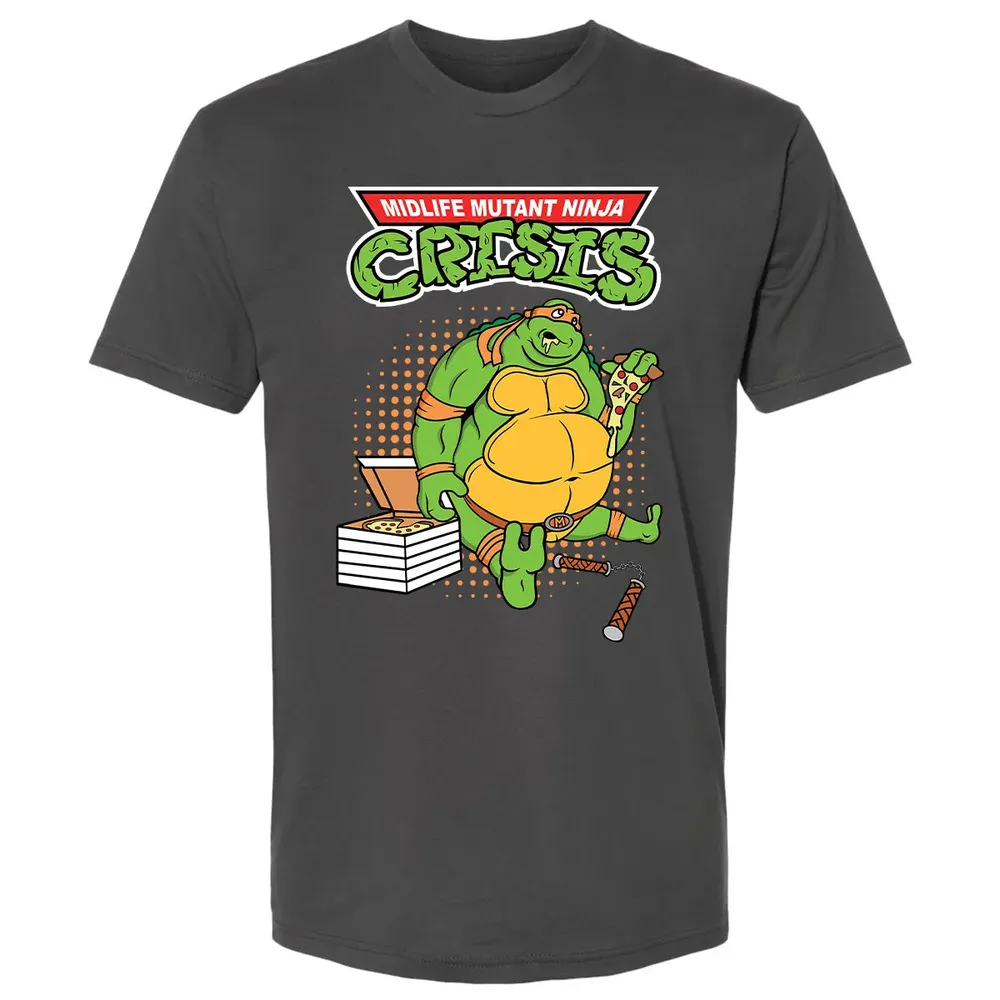 Midlife Mutant Ninja Crisis Premium Unisex T-shirt - 8
