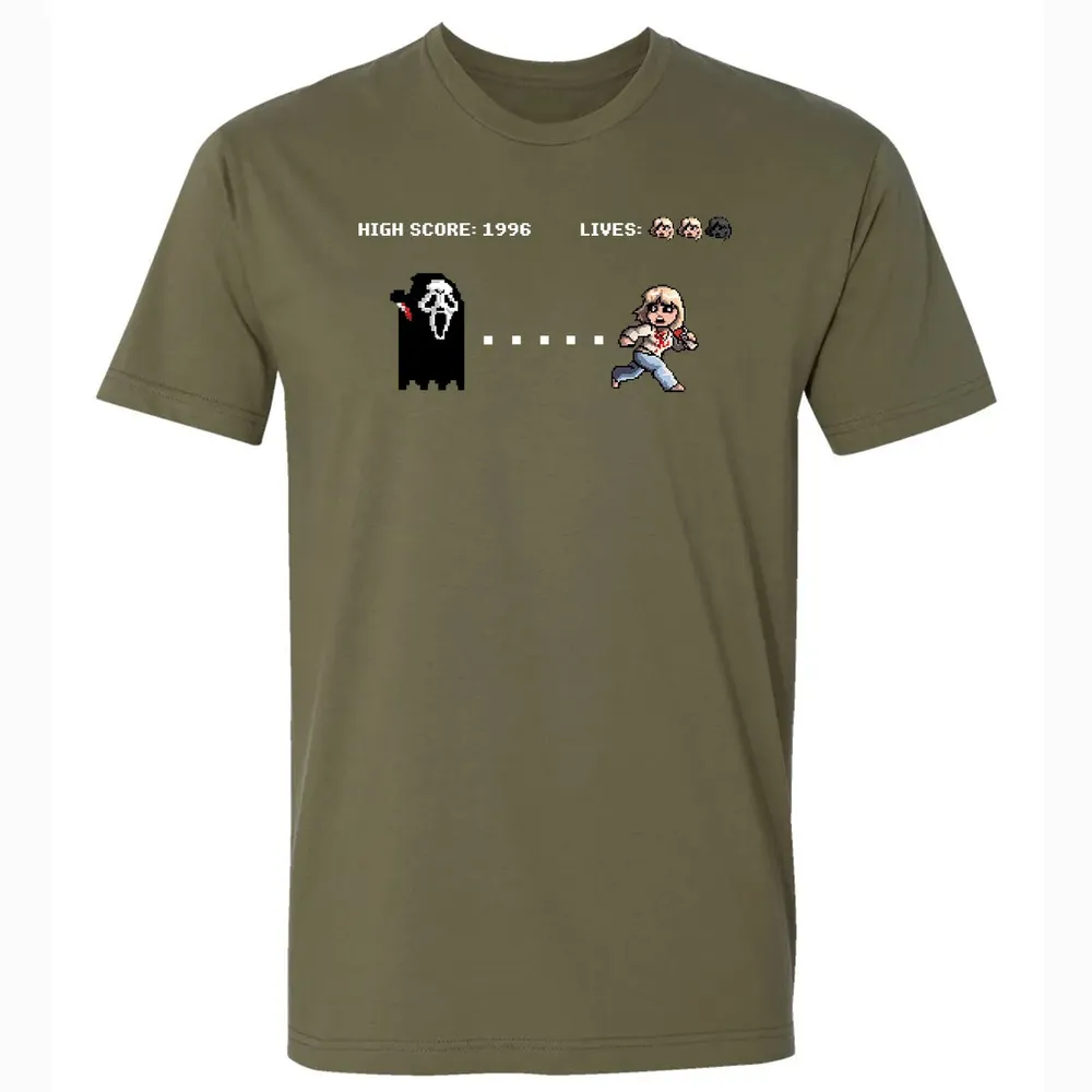 Ghostface Pac Man Premium Unisex T-shirt - 5