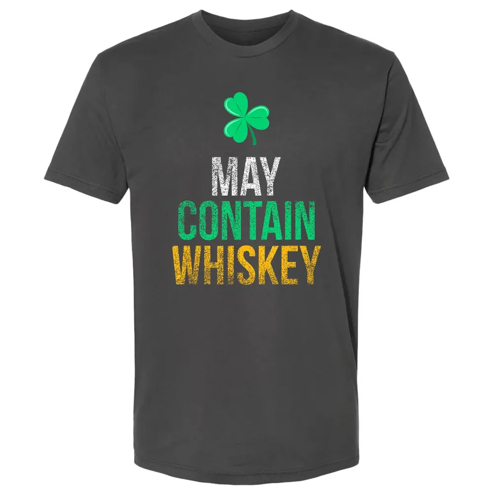 May Contain Whiskey Funny Irish St.png Premium Unisex T-shirt - 8