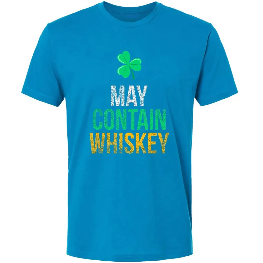 May Contain Whiskey Funny Irish St.png Premium Unisex T-shirt - 15