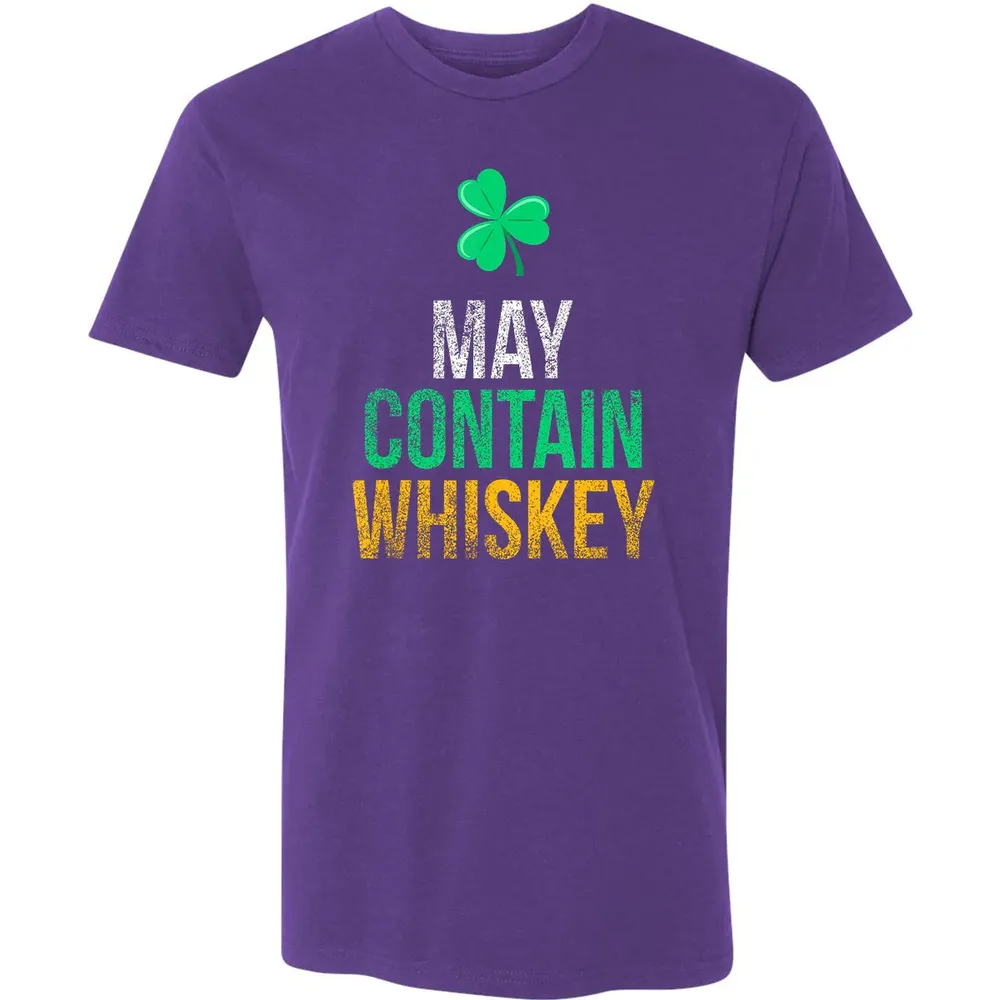 May Contain Whiskey Funny Irish St.png Premium Unisex T-shirt - 7