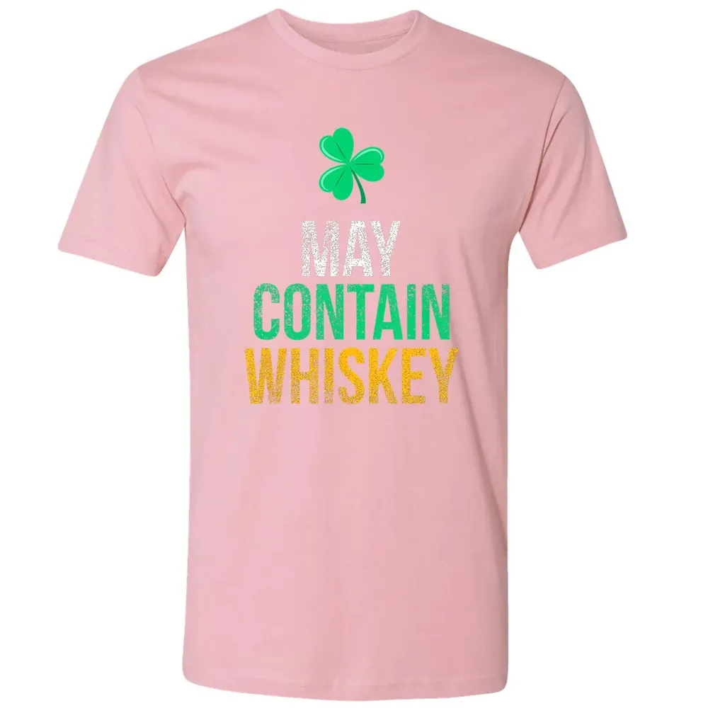 May Contain Whiskey Funny Irish St.png Premium Unisex T-shirt - 3