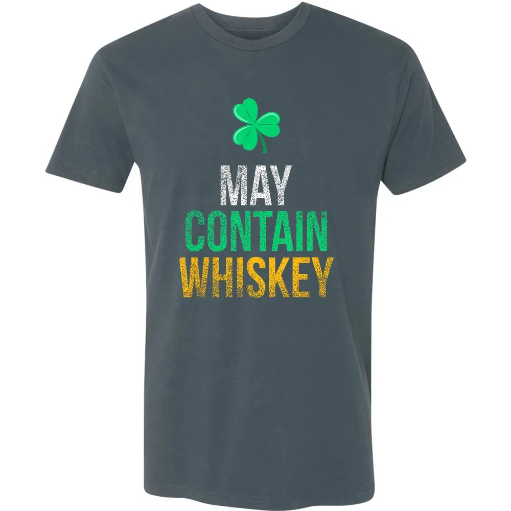 May Contain Whiskey Funny Irish St.png Premium Unisex T-shirt - 14