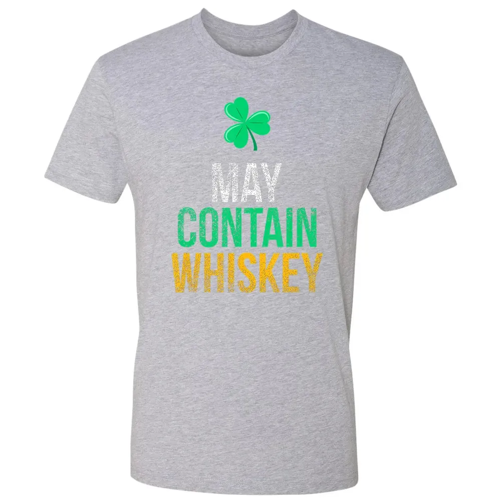 May Contain Whiskey Funny Irish St.png Premium Unisex T-shirt - 9