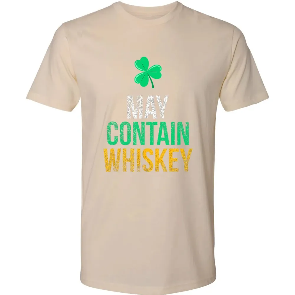May Contain Whiskey Funny Irish St.png Premium Unisex T-shirt - 13