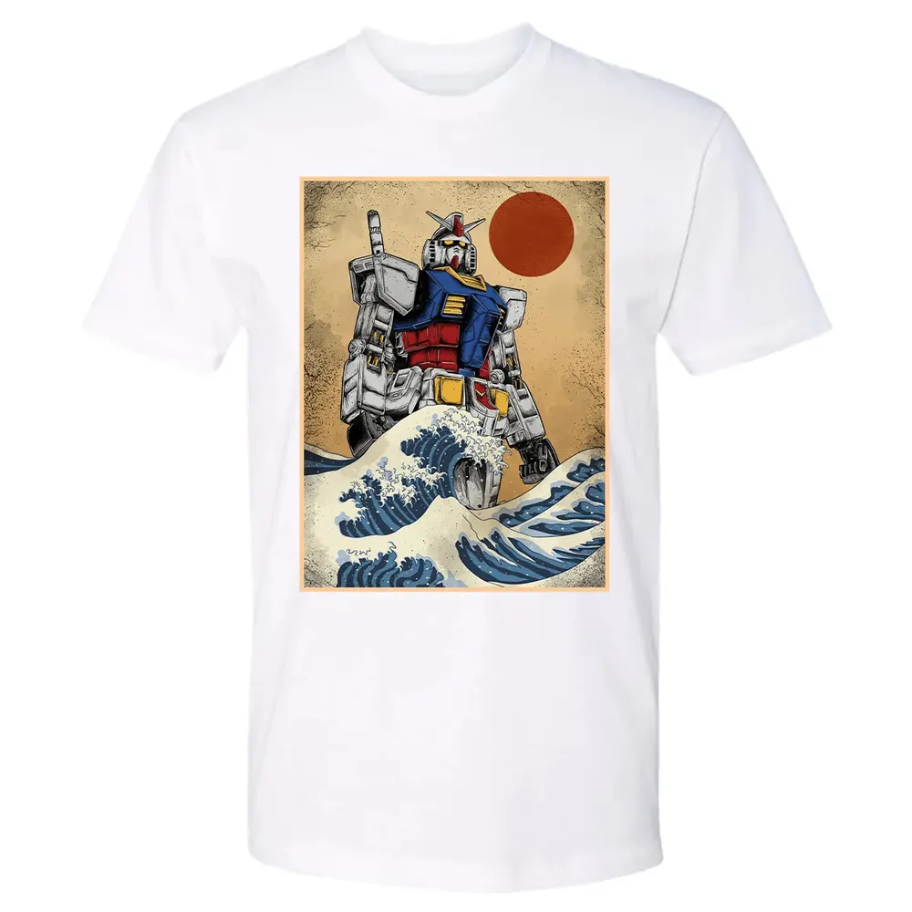 Wave Off Gundam Premium Unisex T-shirt - 4