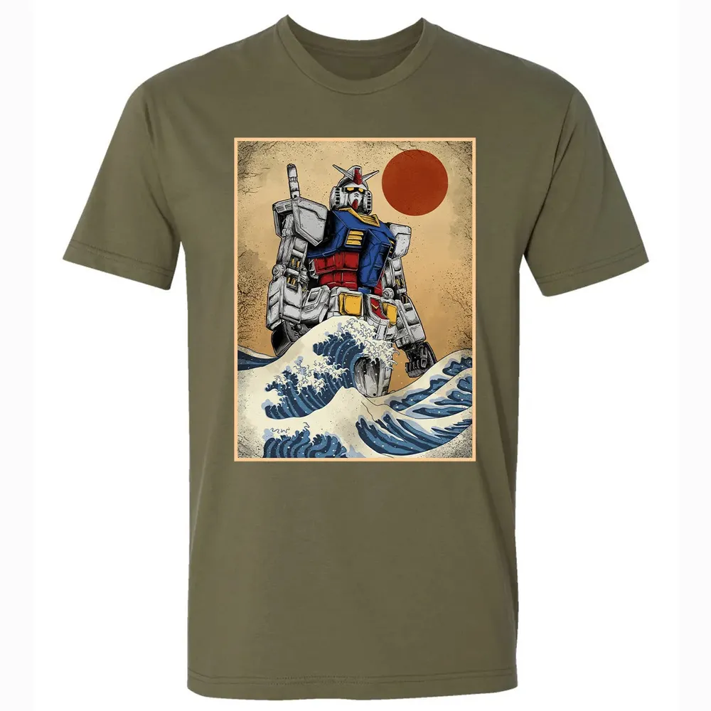Wave Off Gundam Premium Unisex T-shirt - 5