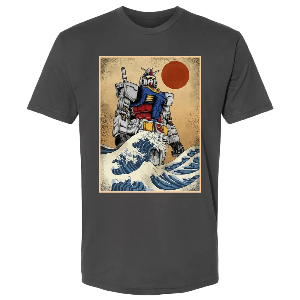 Wave Off Gundam Premium Unisex T-shirt - 8