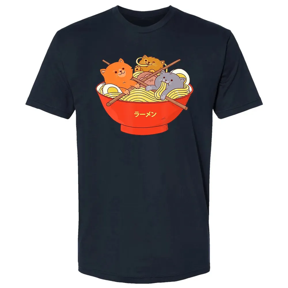 Kawaii Anime Ca Japanese Ramen Noodles Gift T Premium Unisex T-shirt - 2