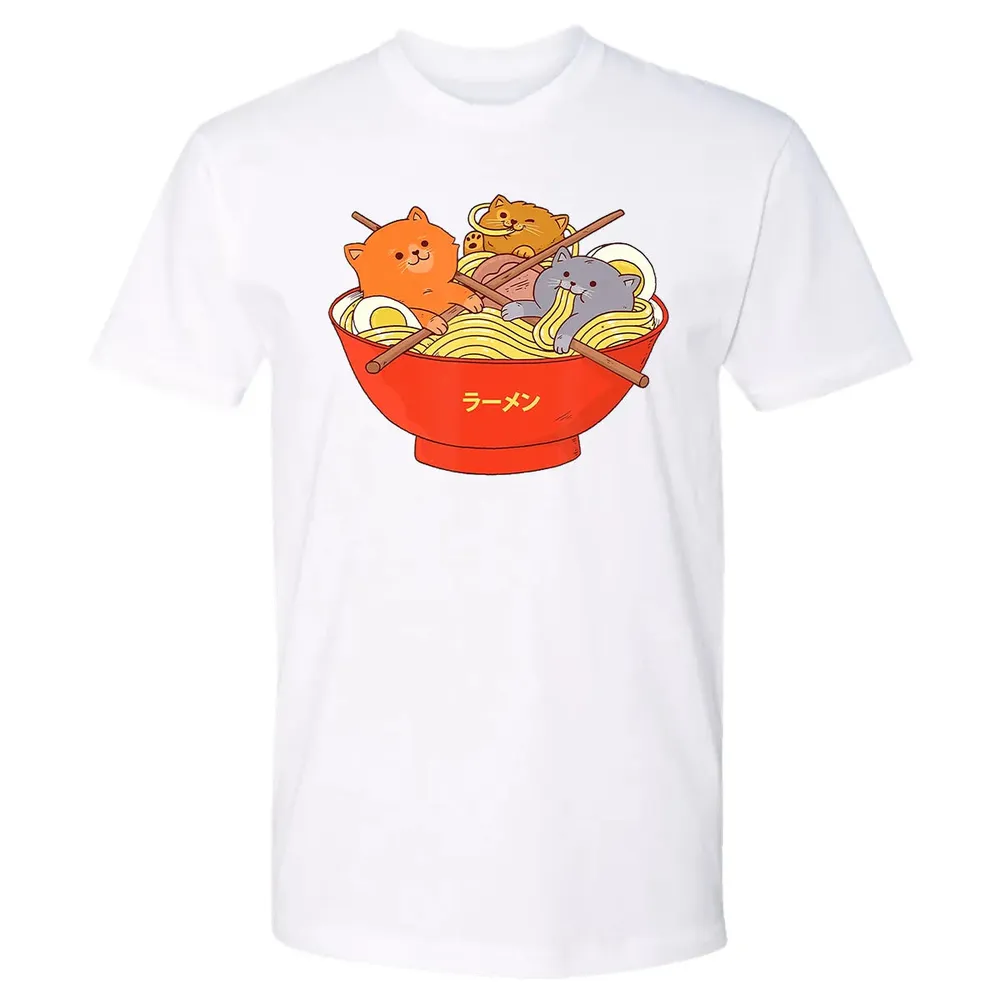Kawaii Anime Ca Japanese Ramen Noodles Gift T Premium Unisex T-shirt - 4