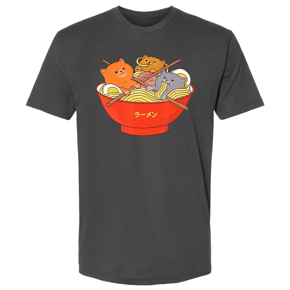 Kawaii Anime Ca Japanese Ramen Noodles Gift T Premium Unisex T-shirt - 8