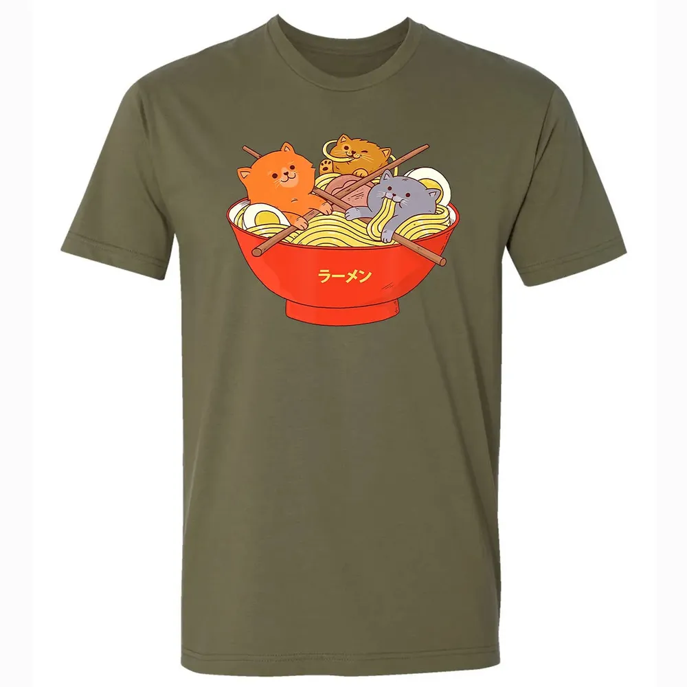 Kawaii Anime Ca Japanese Ramen Noodles Gift T Premium Unisex T-shirt - 5