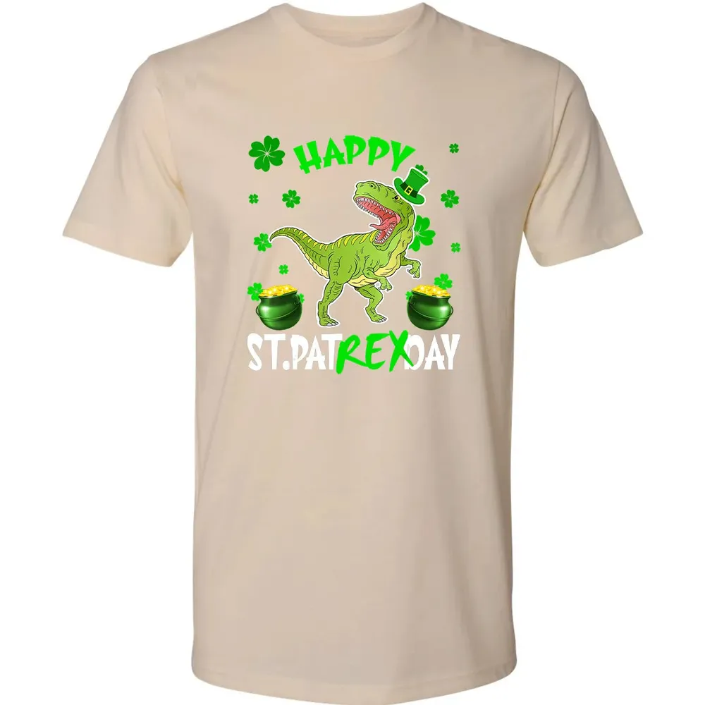 Happy St Patrex Day T Rex Lover St Patrick s Day Irish Gifts Premium Unisex T-shirt - 13
