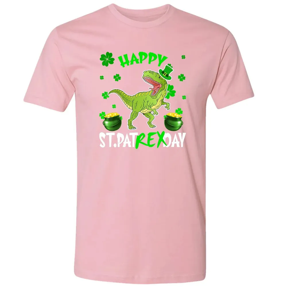 Happy St Patrex Day T Rex Lover St Patrick s Day Irish Gifts Premium Unisex T-shirt - 3