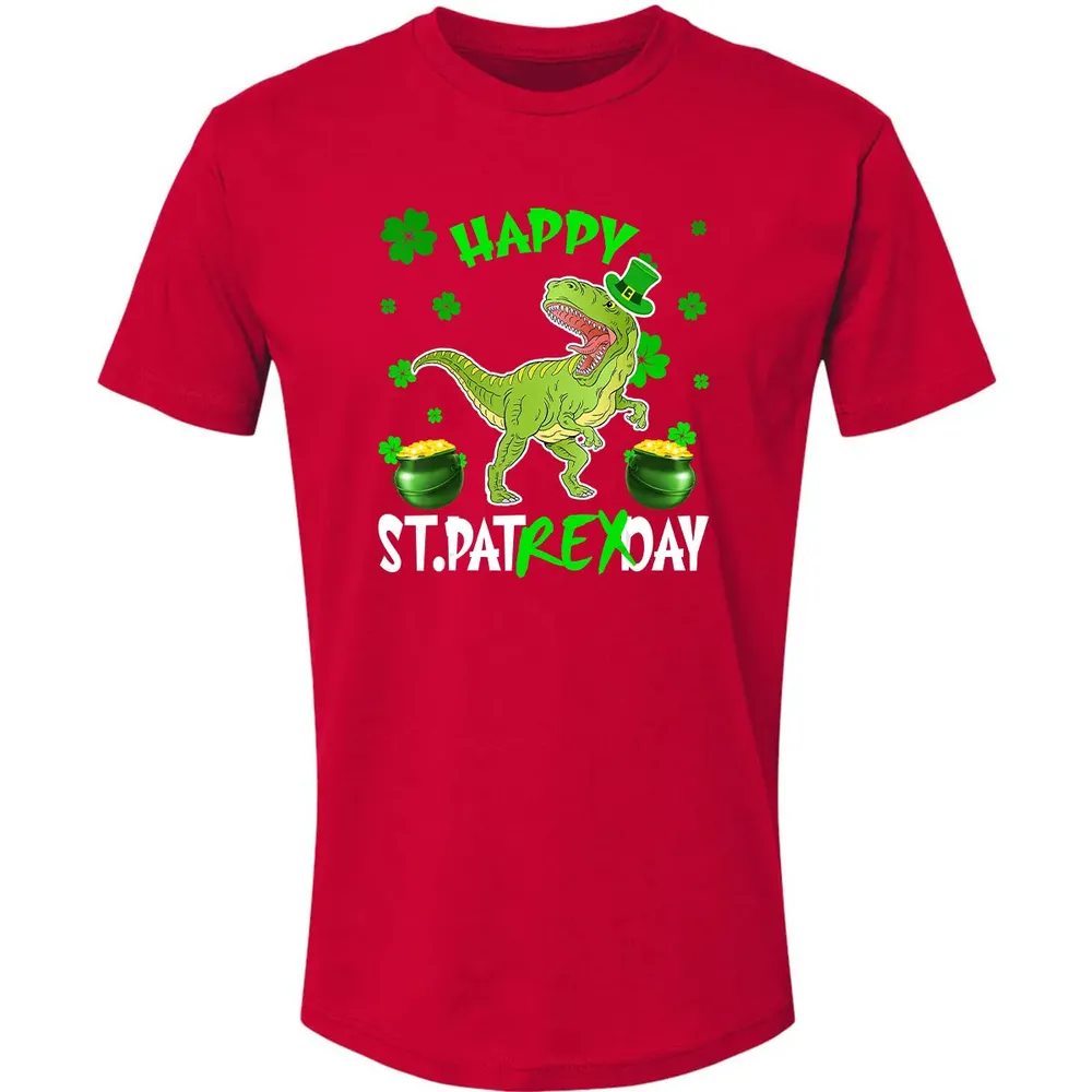 Happy St Patrex Day T Rex Lover St Patrick s Day Irish Gifts Premium Unisex T-shirt - 6