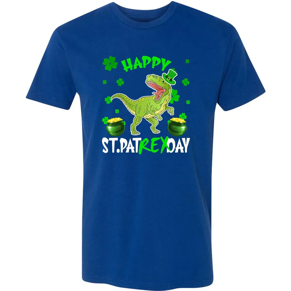 Happy St Patrex Day T Rex Lover St Patrick s Day Irish Gifts Premium Unisex T-shirt - 10